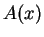 $ A(x)$