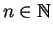 $ n \in \Bbb{ N}$