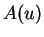 $ A(u)$